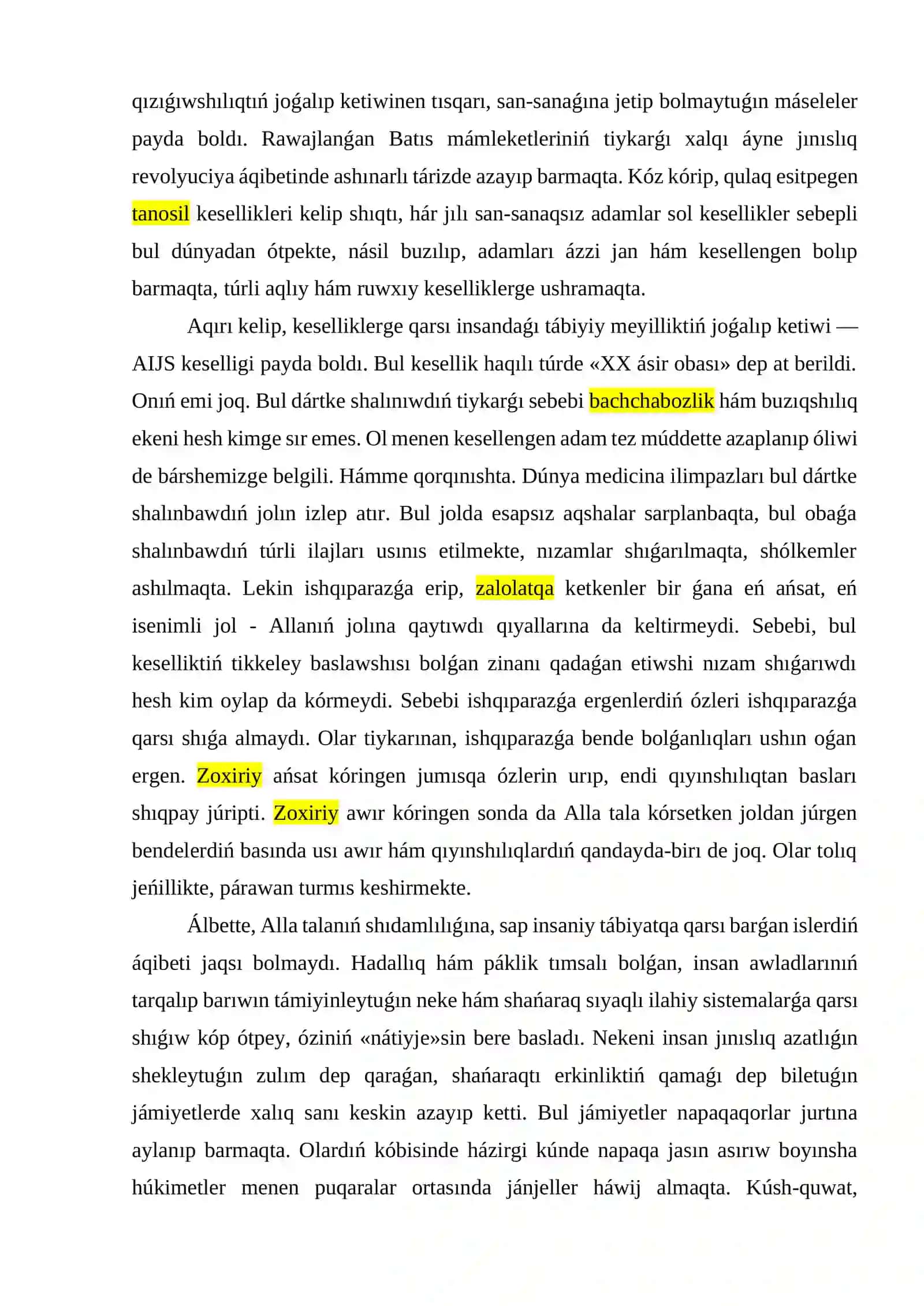 Alla taala insan zatın jup etip 3