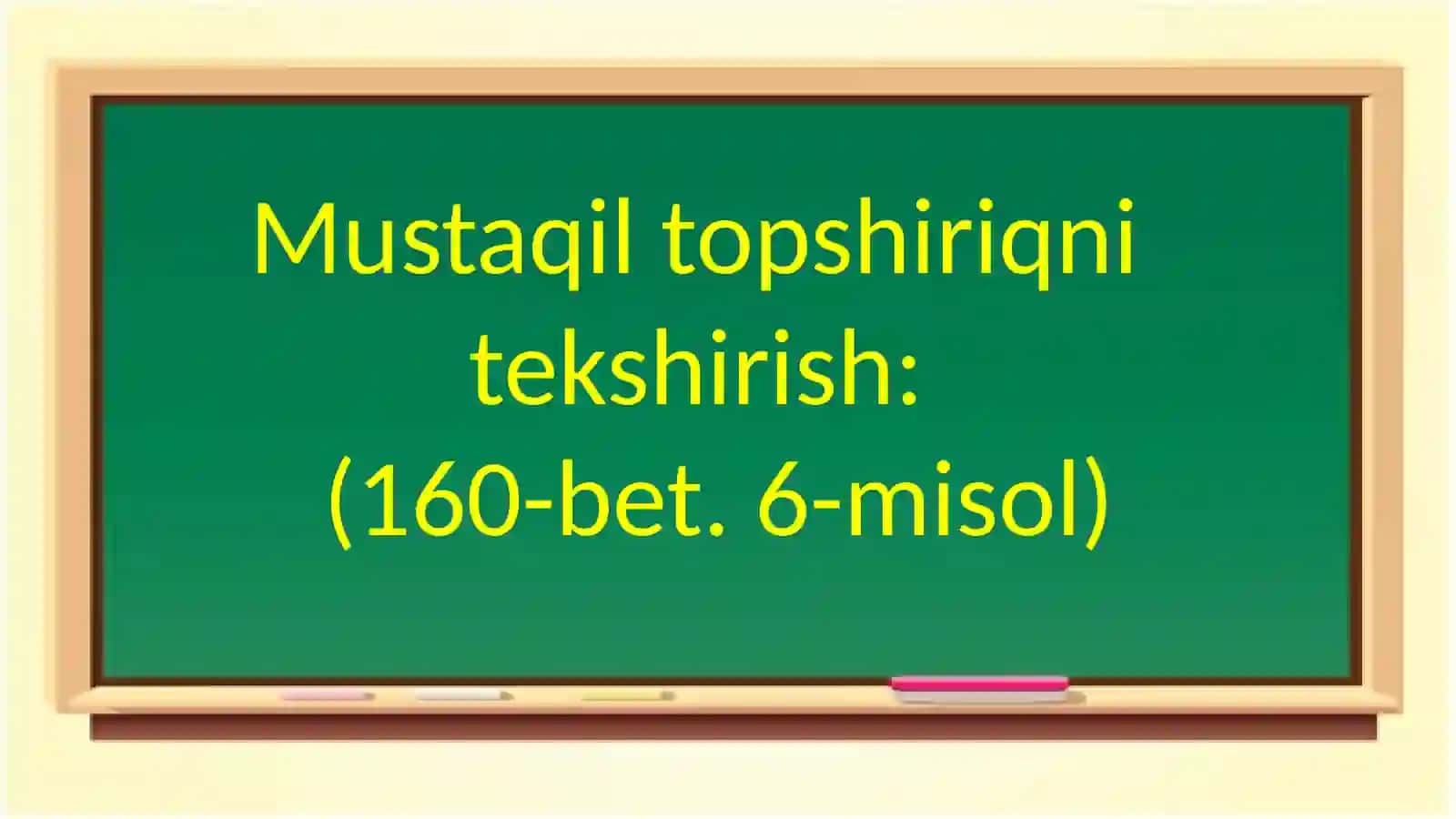 Vaqt va vaqt birliklari (takrorlash) 3