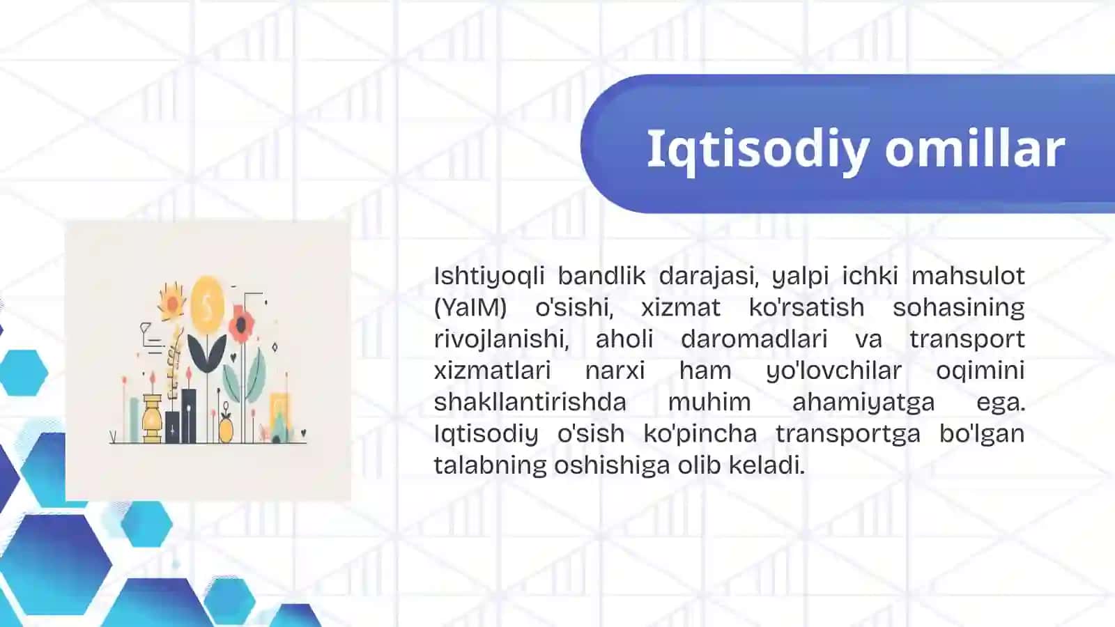 Shahar transport tarmog‘ida yo‘lovchilar oqimiga ta’sir etuvchi omillar 3