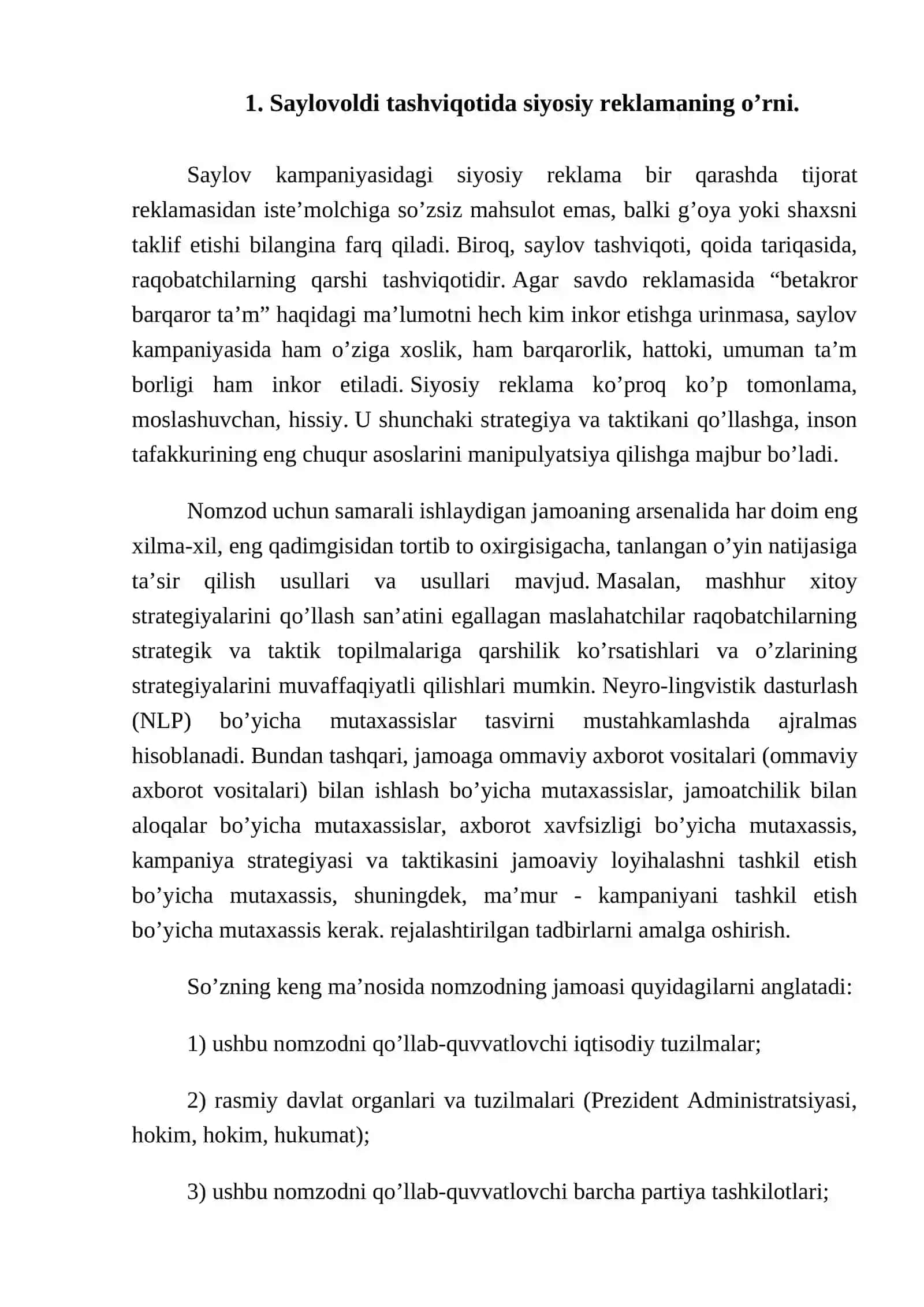 Saylov texnologiyalari 3