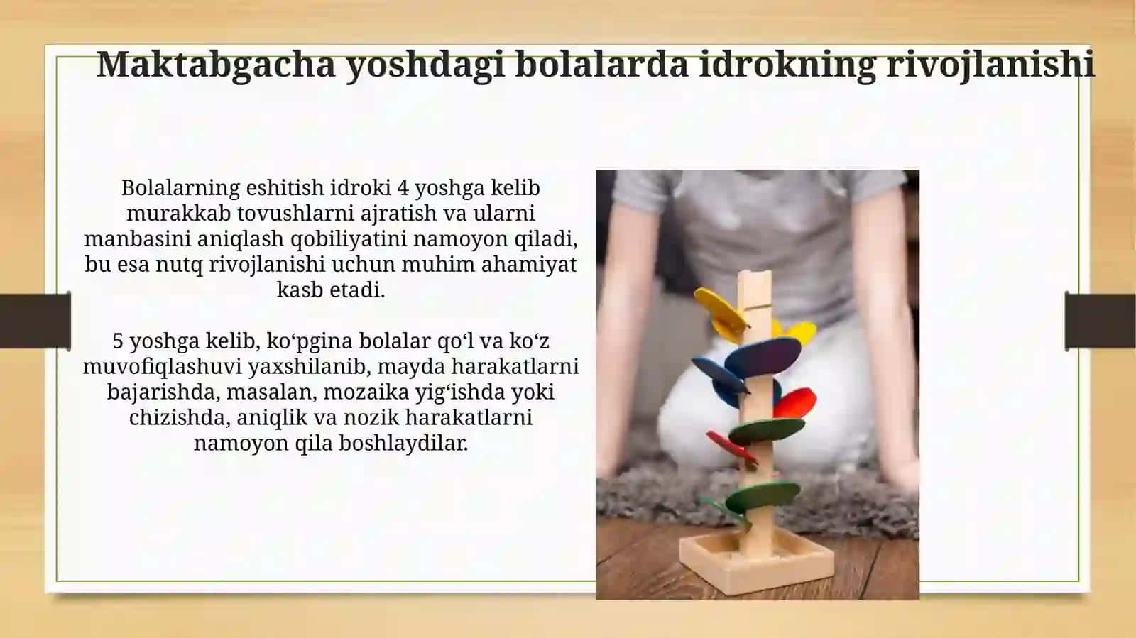 Maktabgacha yoshdagi bolalarda idrokning rivojlanishi 3