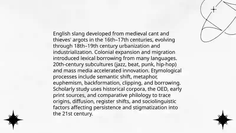 Studying colloquialisms and slang usage 3