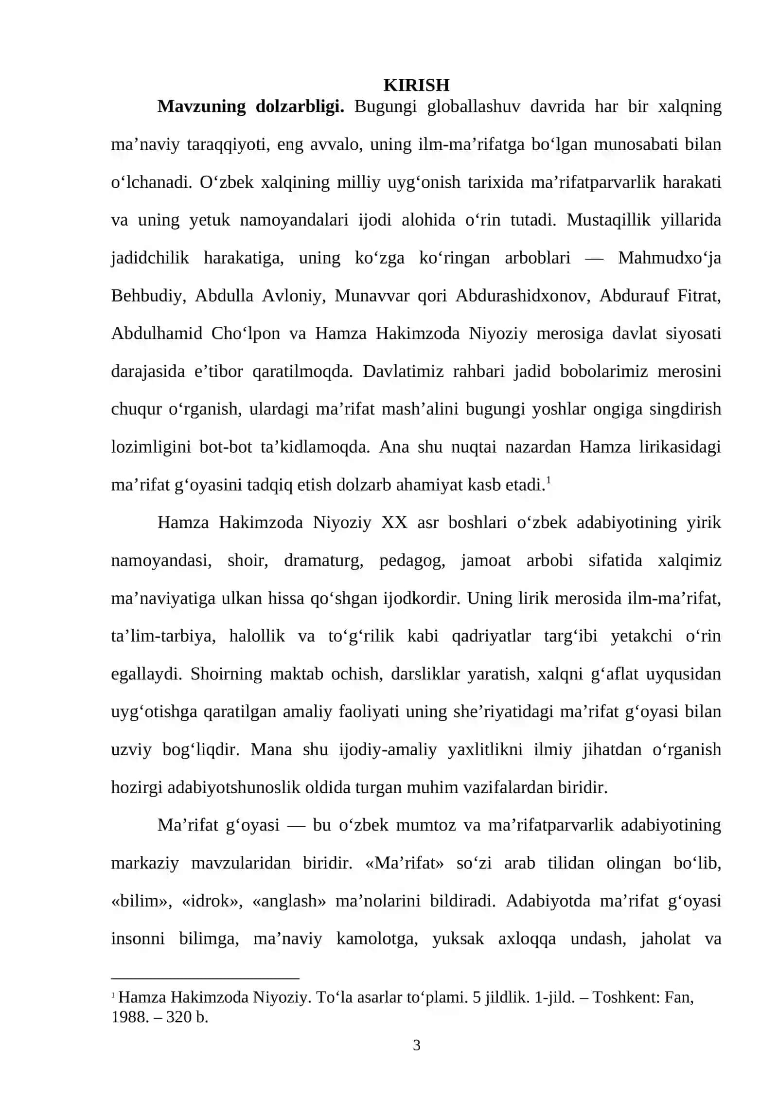 HAMZA LIRIKASIDA MA’RIFAT G‘OYASI 3
