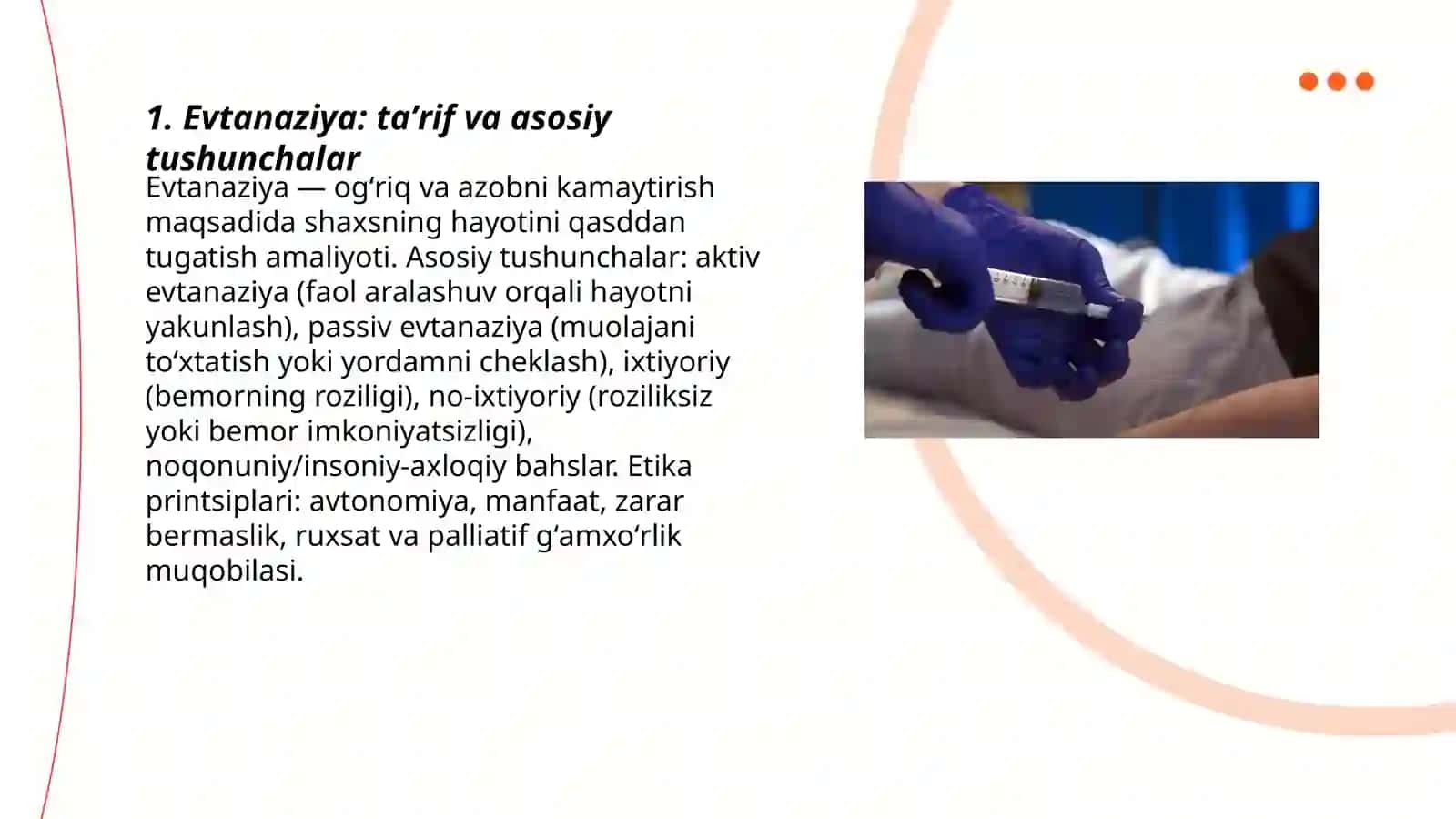 Evtanaziya tushunchasi va uning turlari 3