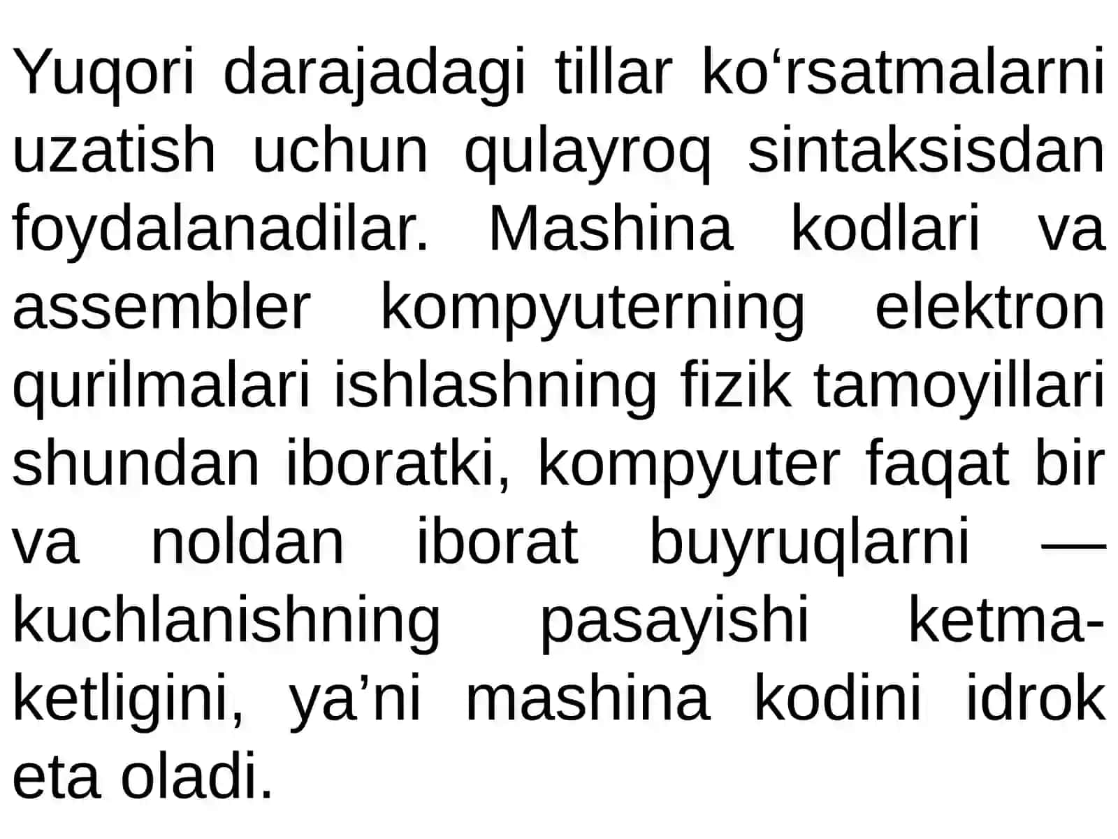 Zamonaviy dasturlash tillari 3