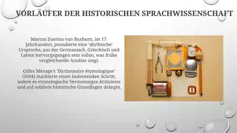 Die Entstehung der historischen Linguistik und die Entwicklung der historischen Methode 3