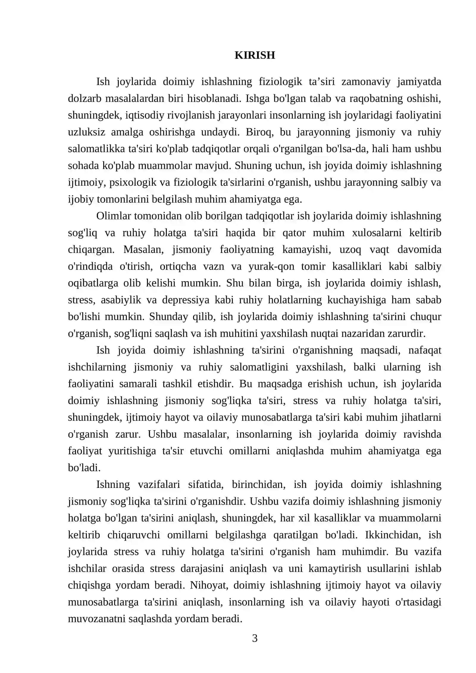 Ish joylarida doimiy ishlashning fiziologik ta’siri 3