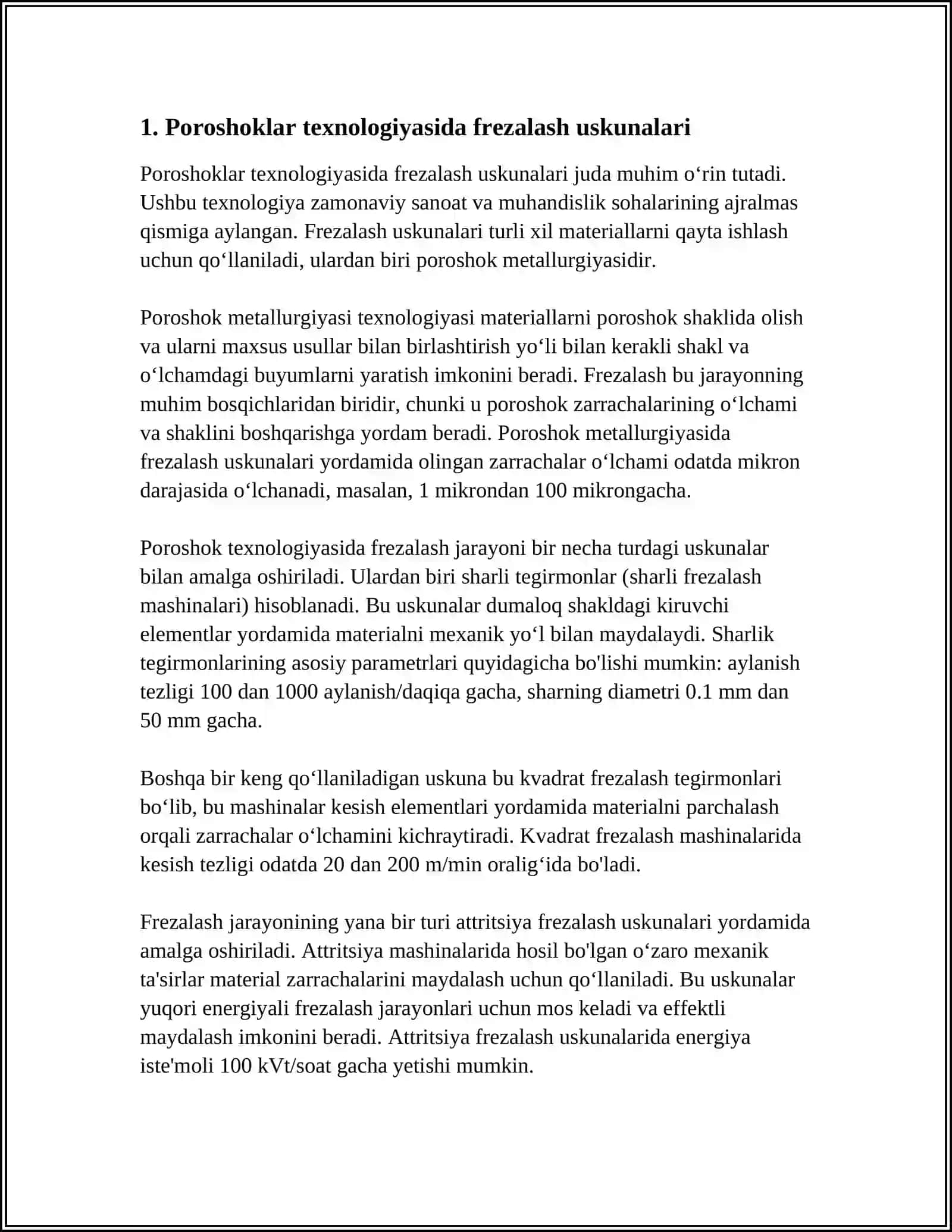 POROSHOKLAR TEXNOLOGIYASIDA QÔLLANILADIGAN ASBOB USKUNALAR ISHLASH PRINSIPI 3
