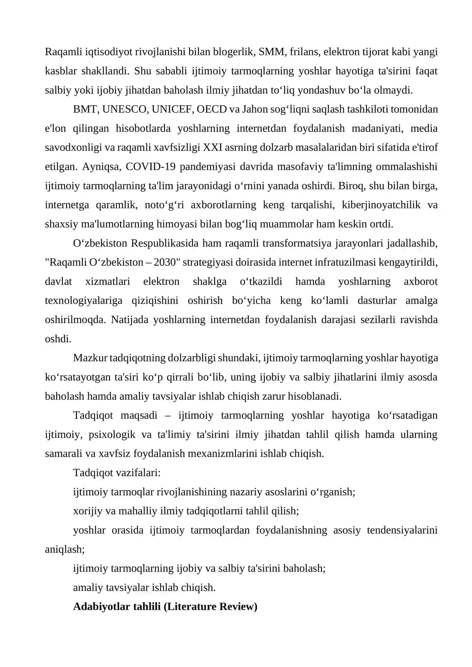 IJTIMOIY TARMOQLARNING YOSHLAR HAYOTIGA TA'SIRI 3