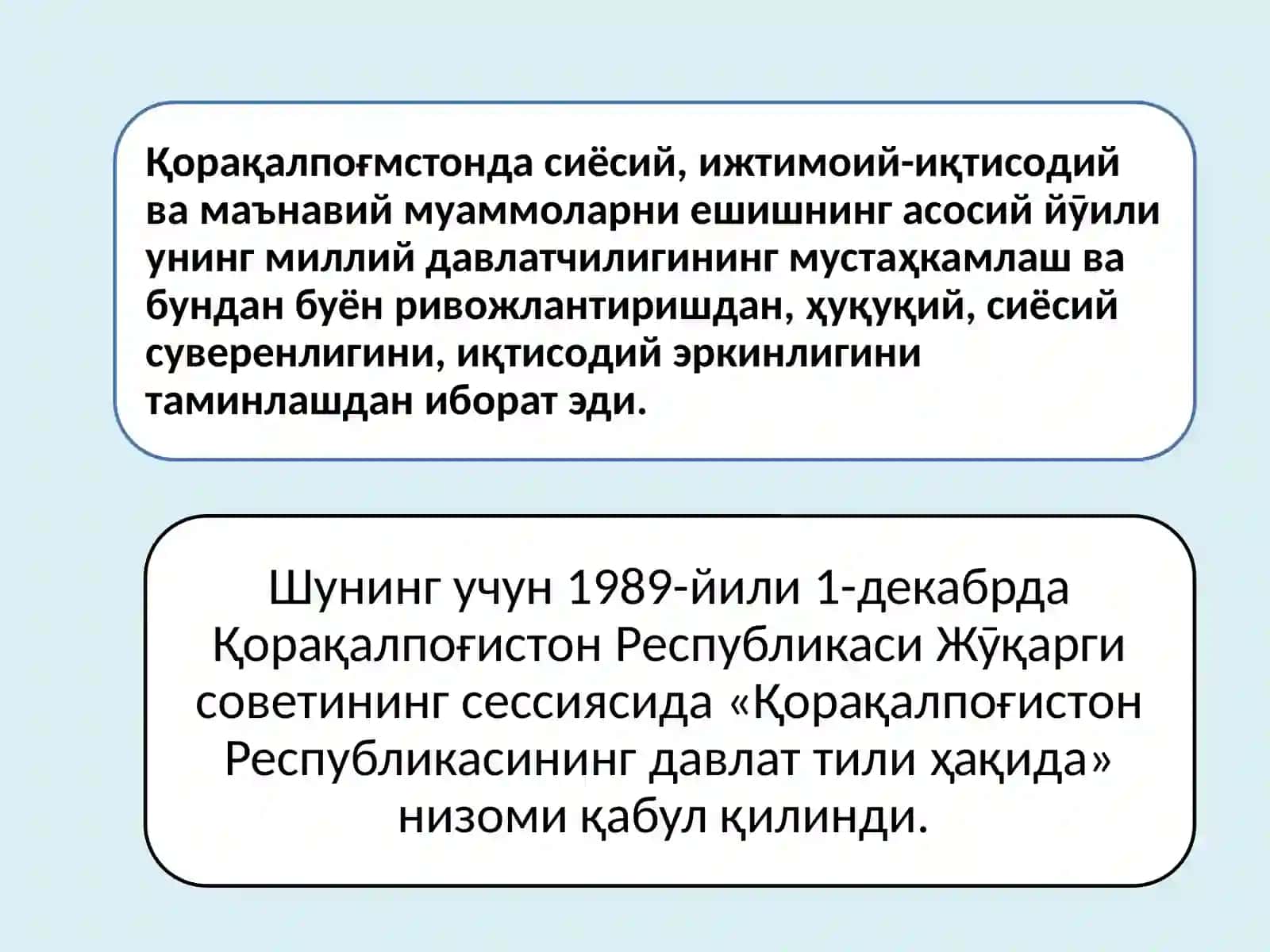 Мустақиллик йилларида Қорақалпоғистон Республикаси 3