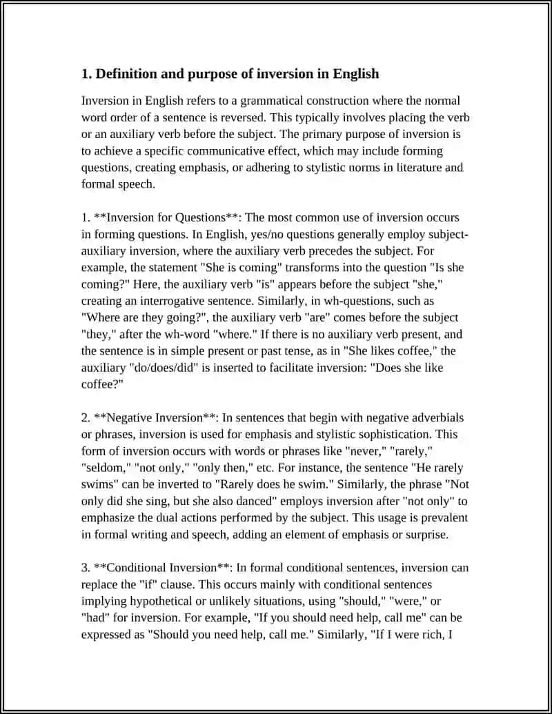 INVERSION GRAMMAR ENGLISH MAVZUSIDA OSON PRZINDATSIYA 3