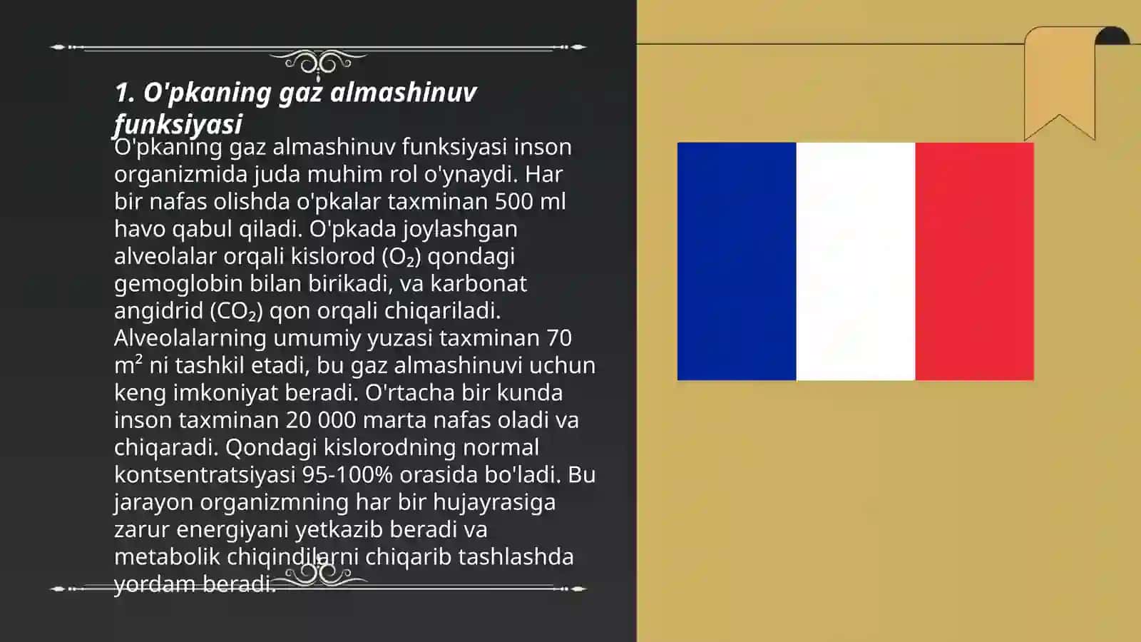 O'pkaning metabolik funksiyalari va ularning buzilishlar 3
