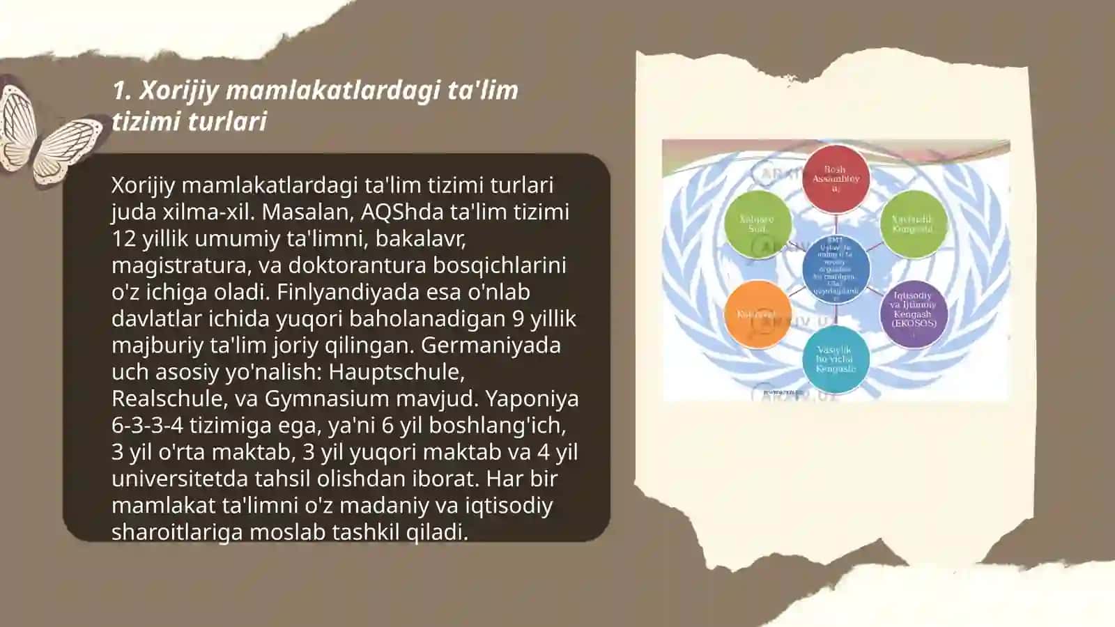 Xorijiy mamlakatlarda ta’lim-tarbiya tizimi, chet el ta’limi taraqqiyotining asosiy yo‘nalishlari 3