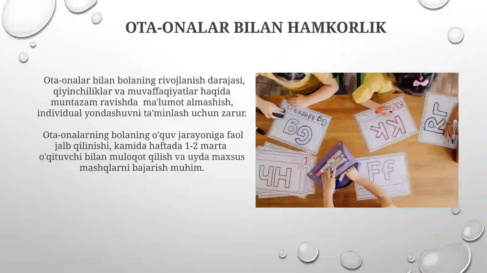 Aqli zaif bolalar uchun pozitsion sanoq sistemasi orgatish 3