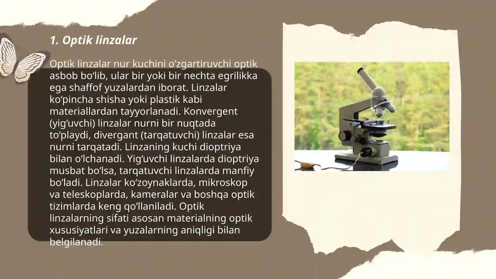 Optik linzalar 3