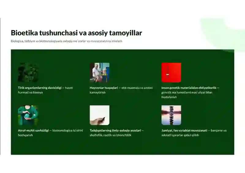 Eksperimental biologiyada ilmiy izlanishlarning bioetik muammolari 3
