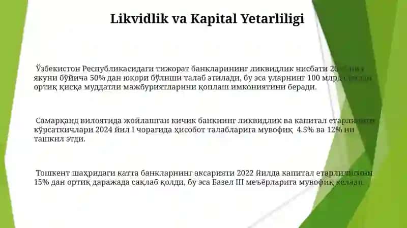 Bank aktivlari va passivlari 3