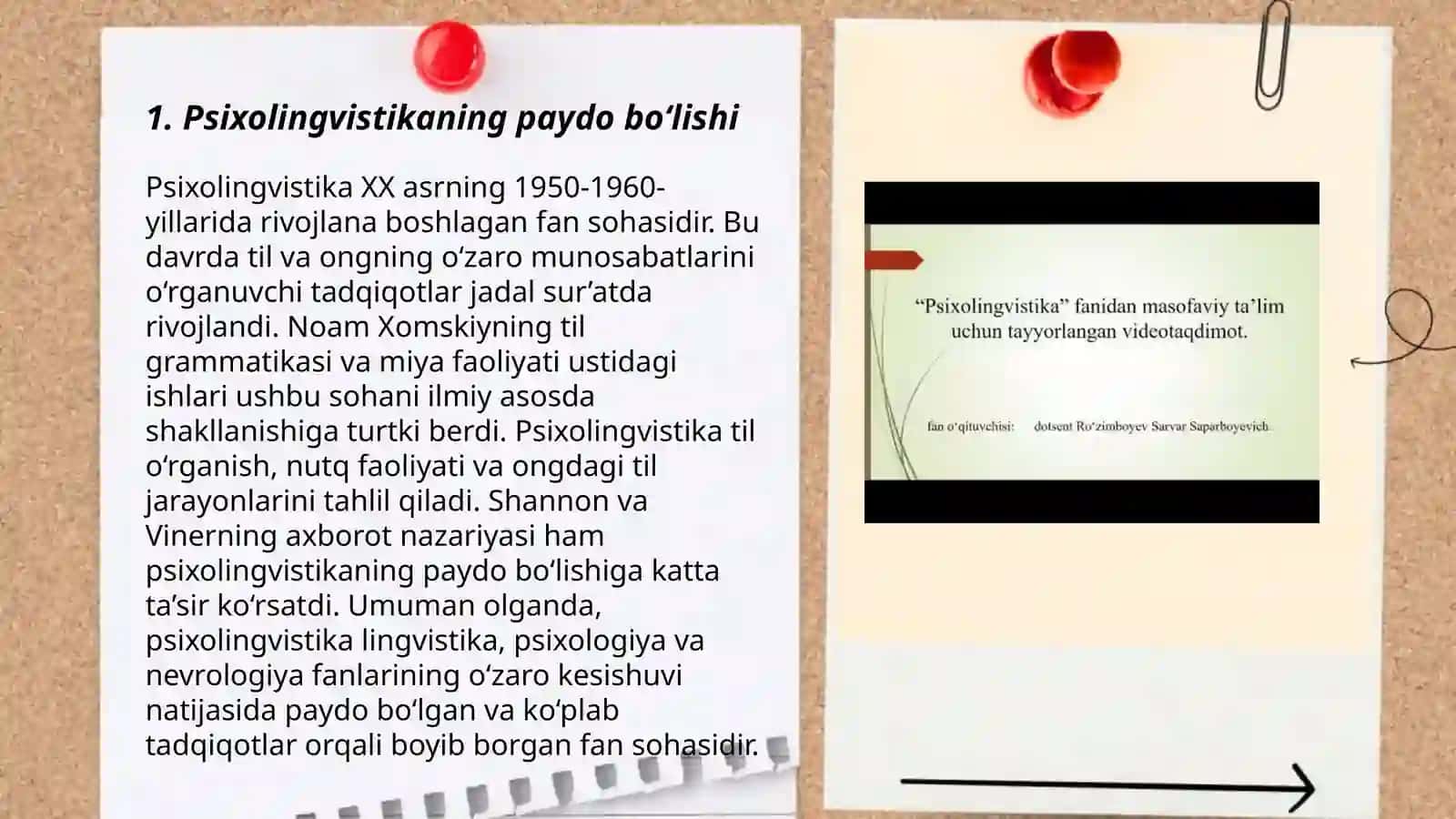Psixolingvistika tarixidagi asosiy davrlar va voqealar 3