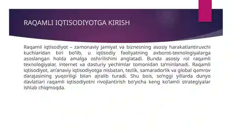 Raqamli iqtisodiyotning asosiy korsatkichlari 3