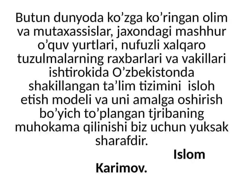 Ta'lim tizimini ilg'or xorijiy tajribalar asosida takomillashtirish 3