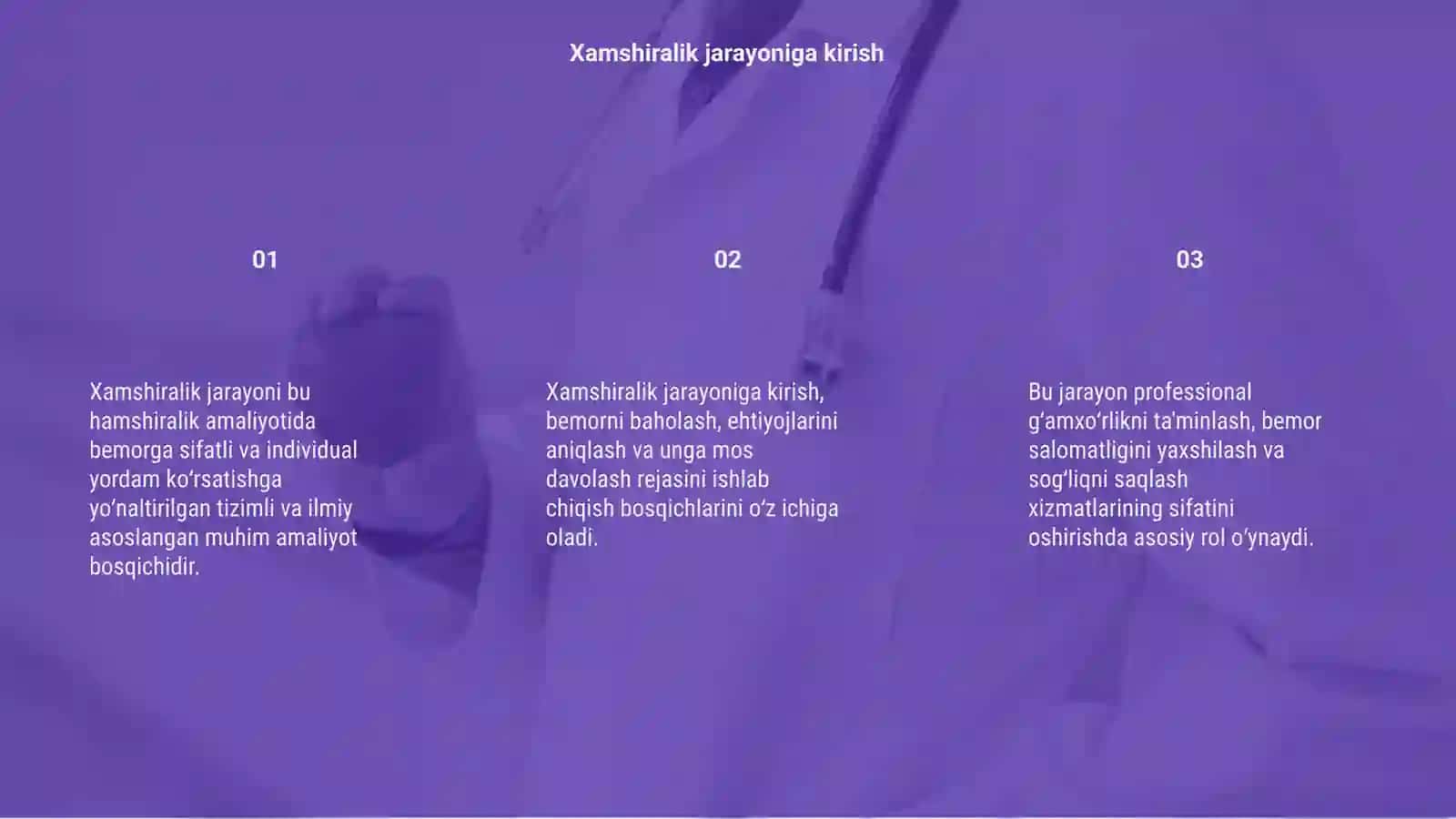 Xamshiralik jarayoni 3