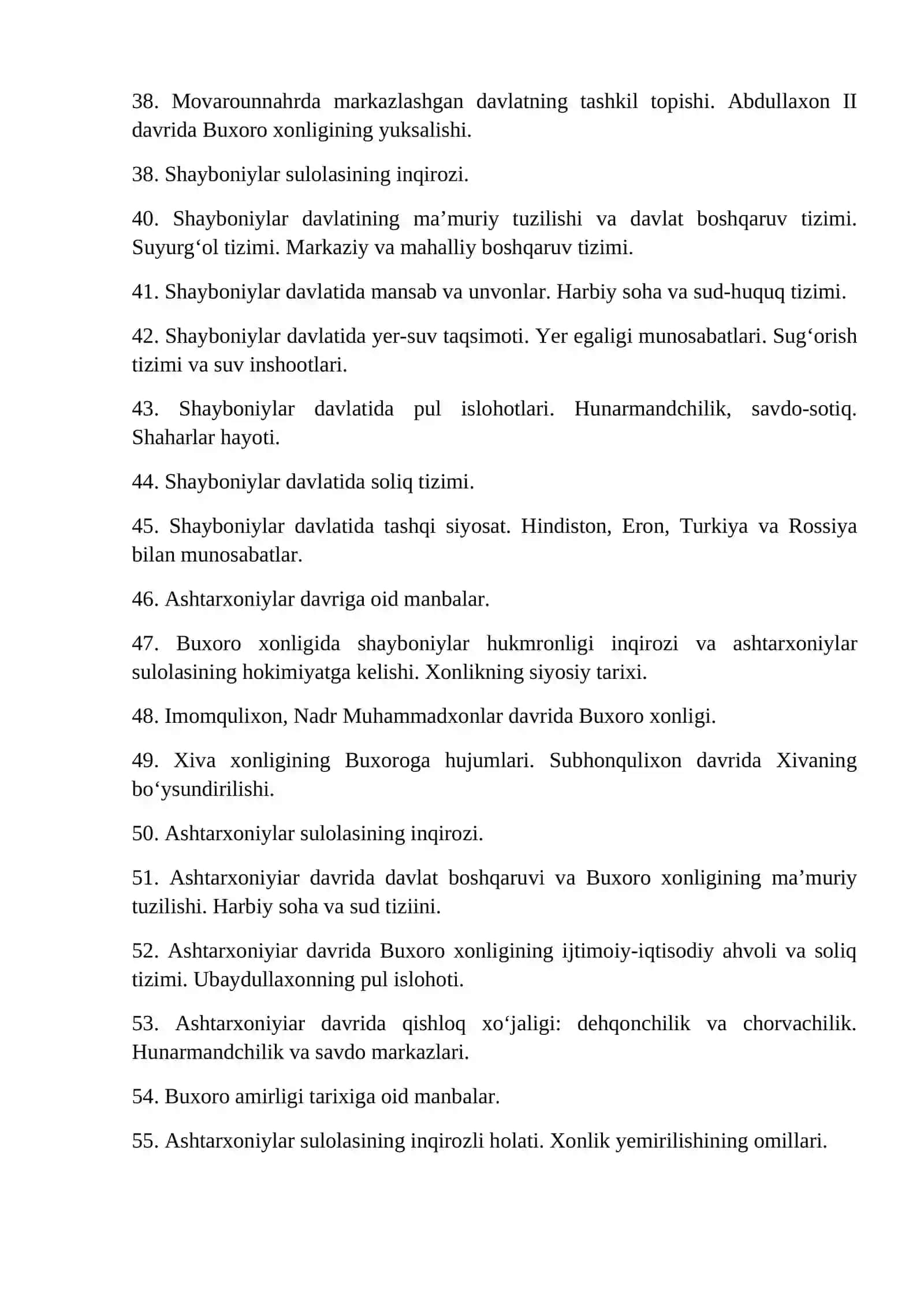 O‘ZBEKISTON TARIXI 3
