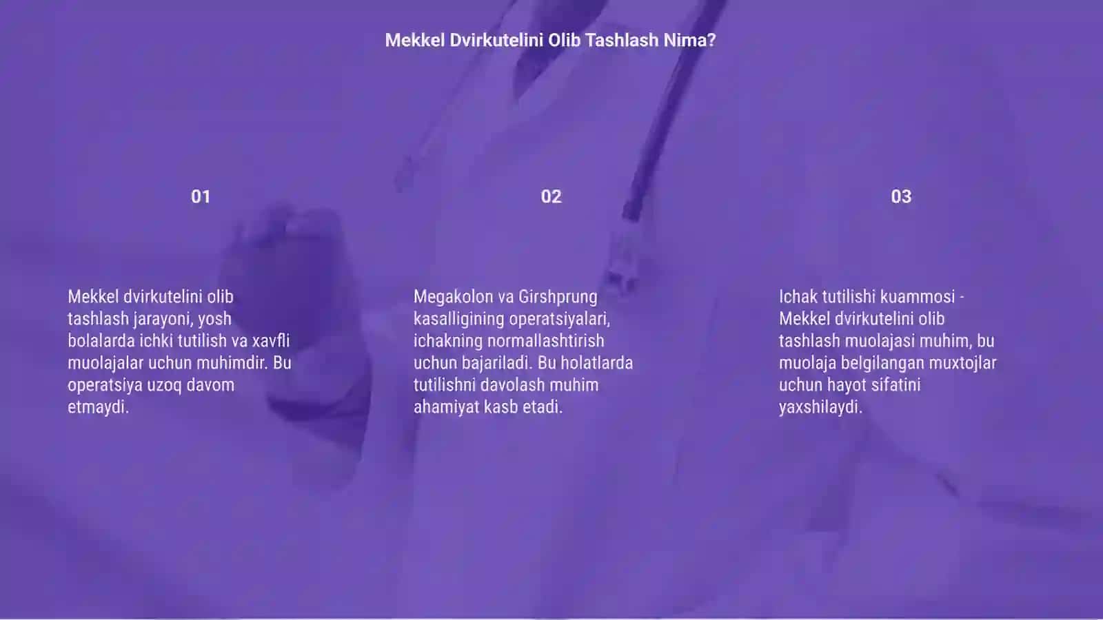 Mekkel Dvirkutelini Olib Tashlash 3