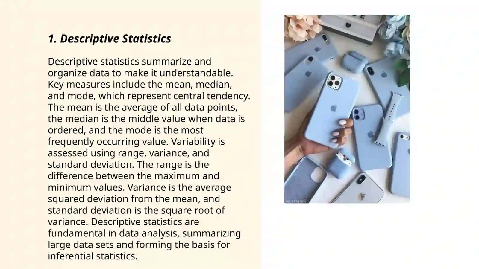 Techniques for understanding and presenting statistical information 3