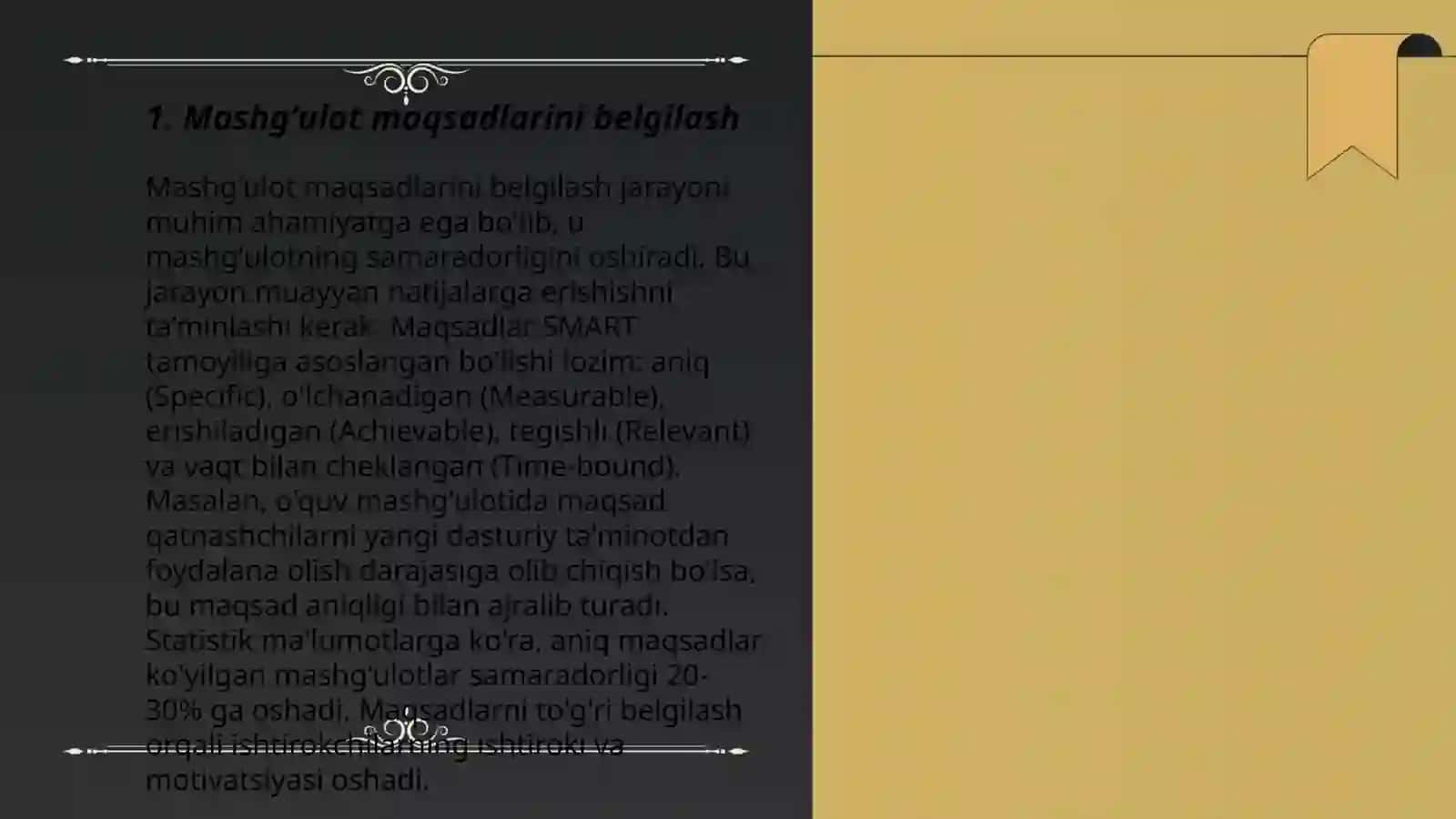 Mashgʻulotni tashkil etish texnologiyasi 3