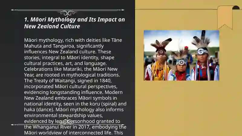 Indigenous Culture: Influence of Māori traditions and values in modern society 3