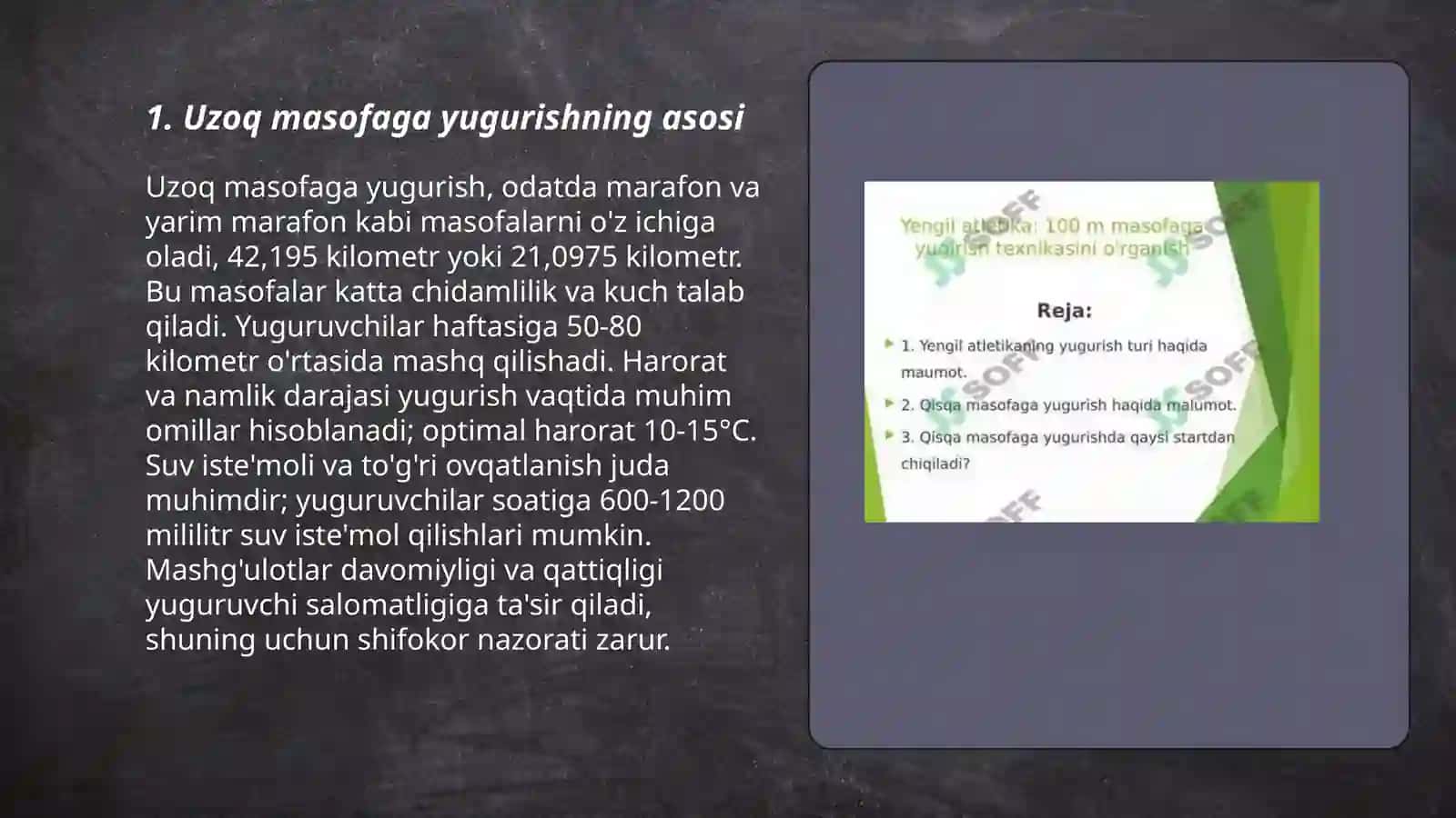 Uzoq Masofaga Yugurish Metodikasi 3