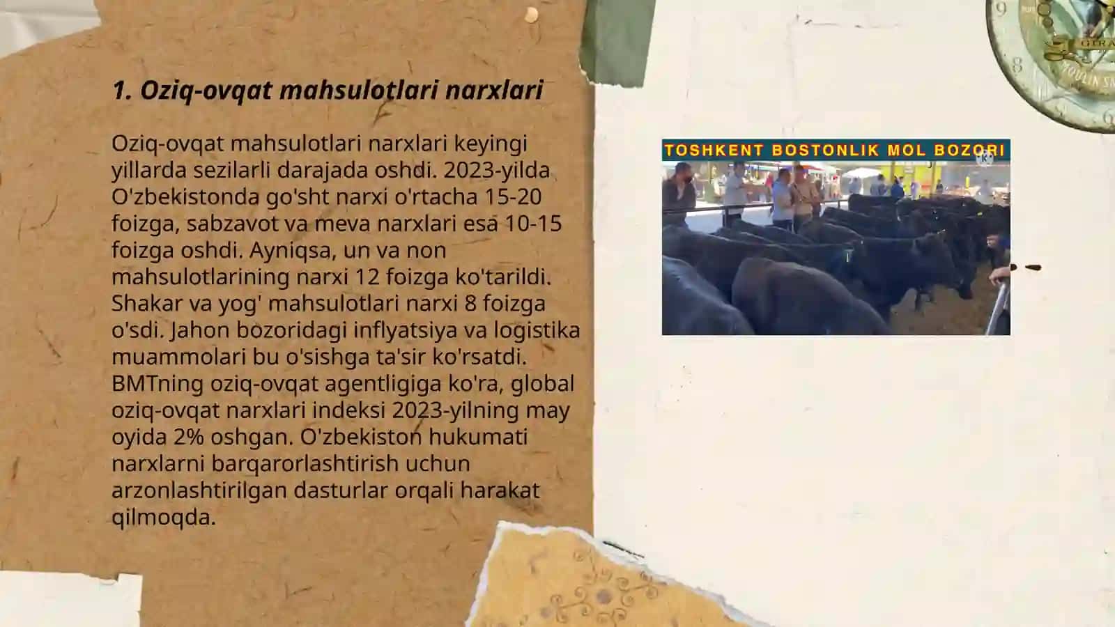 Oziq-ovqat mahsulotlari narxlari 3