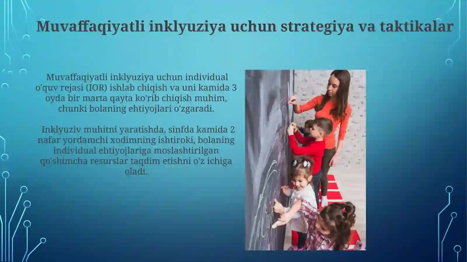 Muvaffaqiyatli Inklyuziya uchun Strategiya va Taktikalar 3