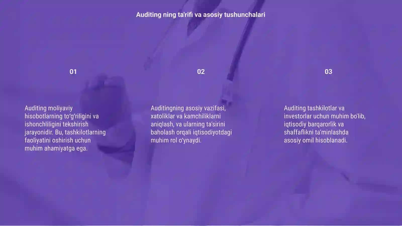 Auditing mazmuni,mohiyati va iqtisodiyotdagi o'rni 3