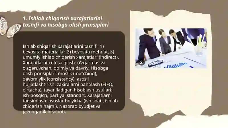 Tadbirkorlik subʼektlarida ishlab chiqarish xarajatlarini boshqarish 3