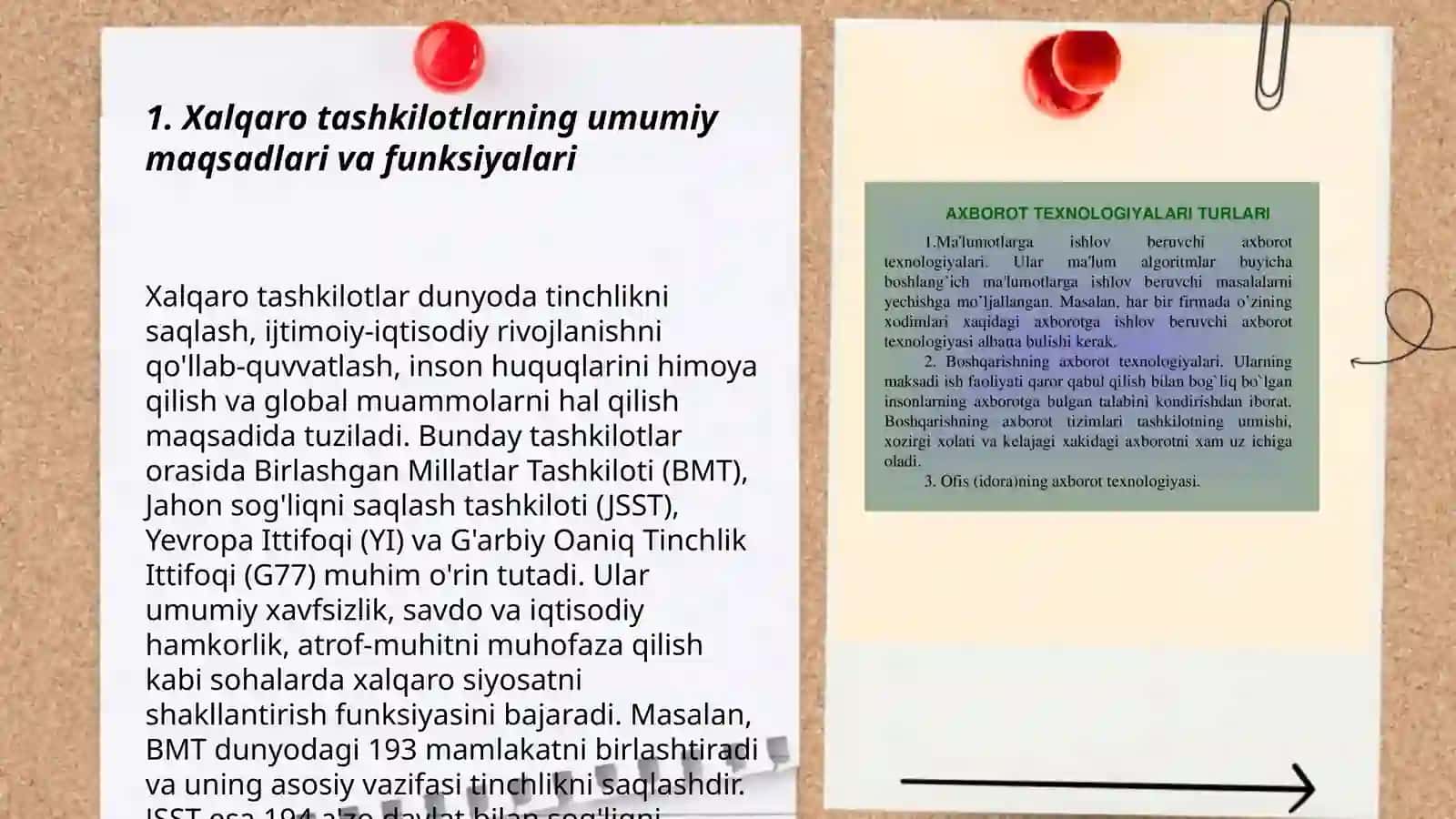 Tashkilotlarning maqsad va funksiyalari 3