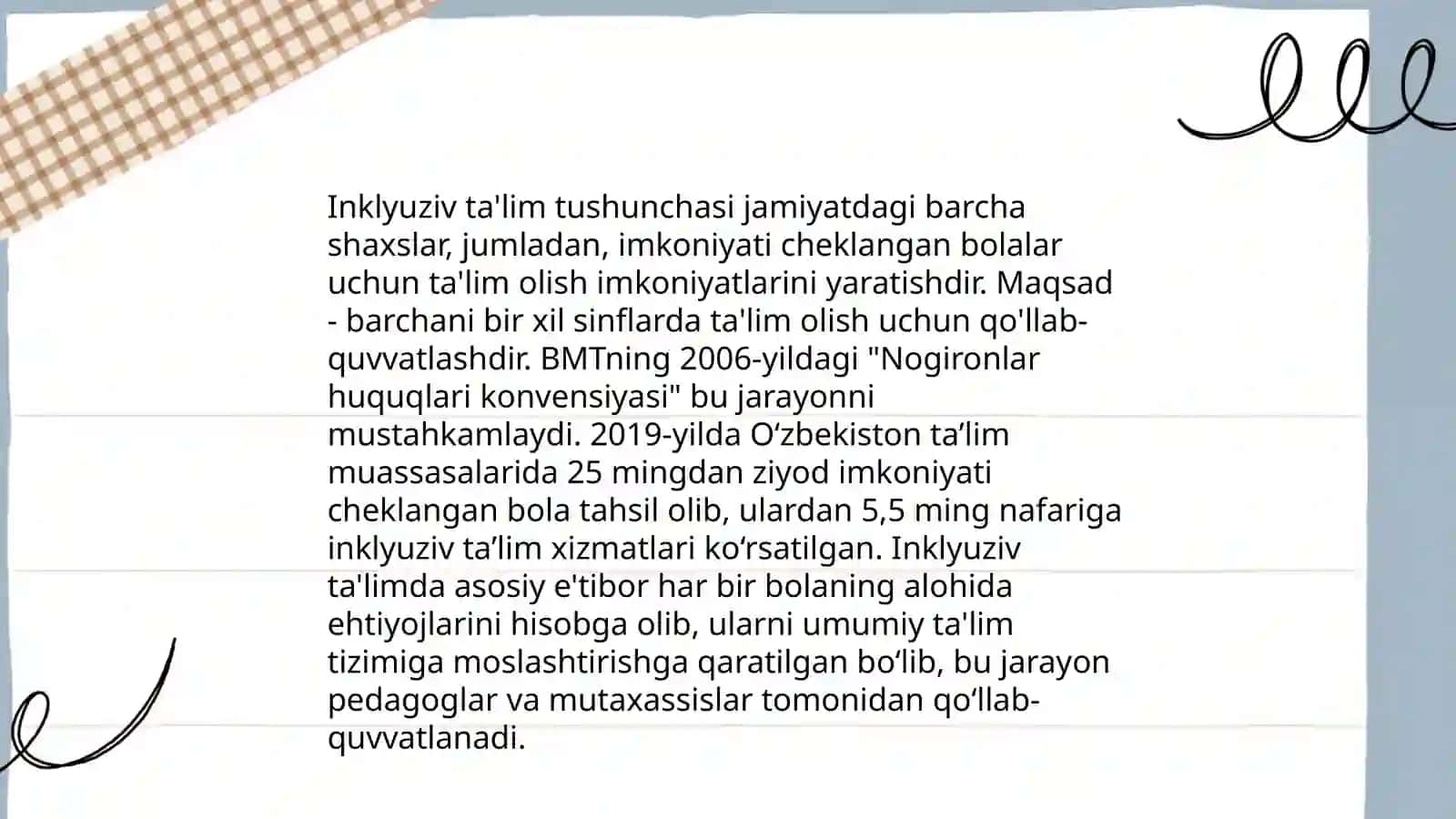 Inkulyiziv taʼlimga jalb qilish bosqichlari 3