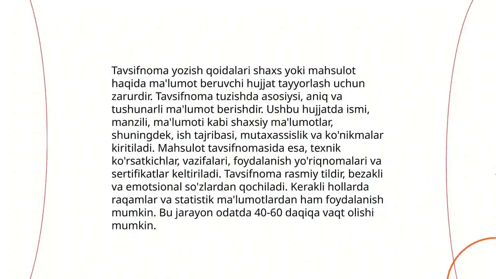 Tavsifnoma.Tavsiyanoma. Tarjimai hol 3
