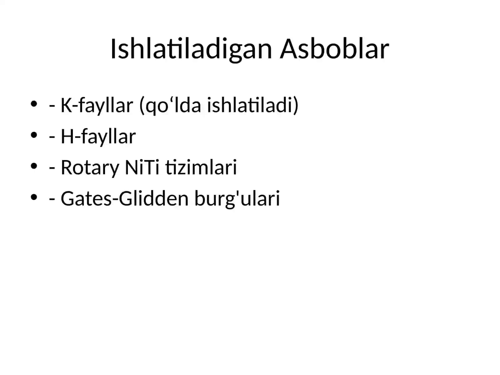 Ildiz Kanallarini Tozalash va Shakllantirish 3