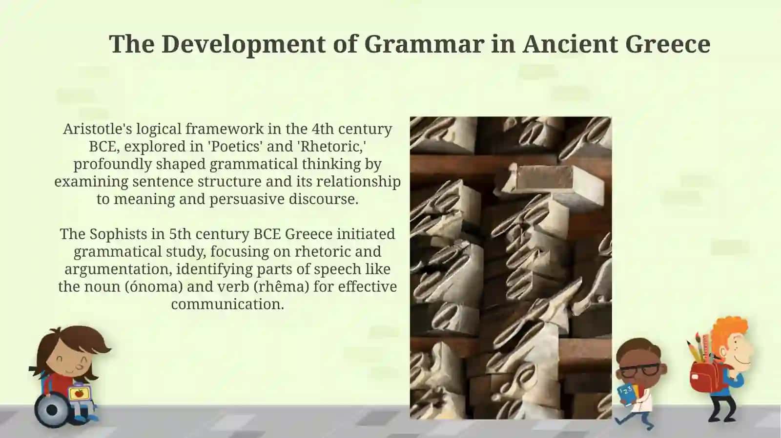 Evolution of Grammatical Concepts in Antiquity 3