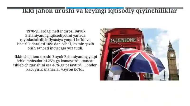 Buyuk britaniya iqtisodiyoti tarixi va hozirda qanaqaligi 3