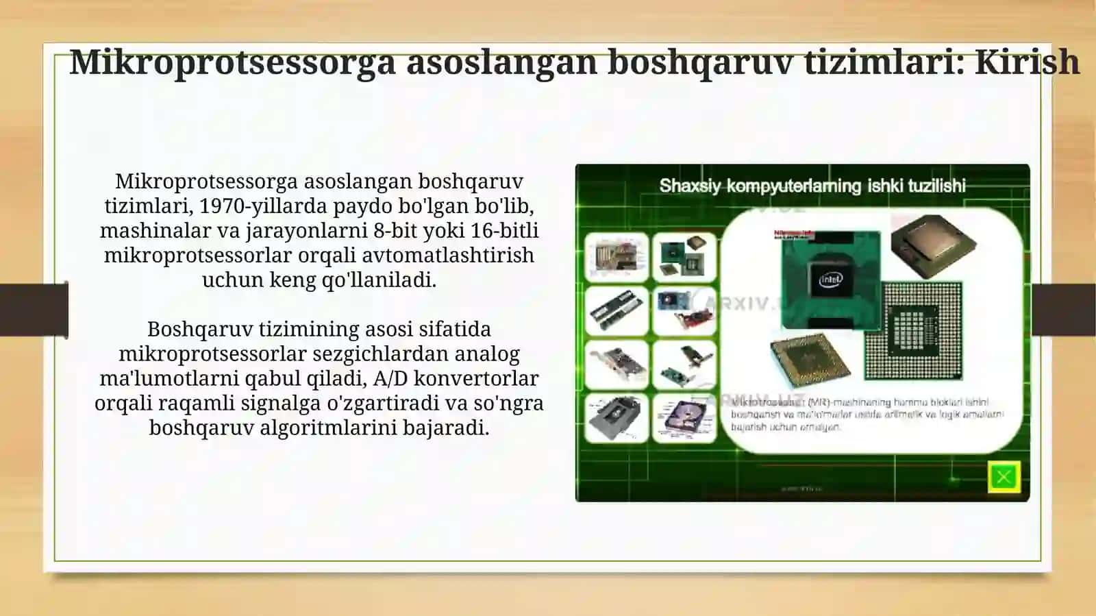 Kop protsessorli boshqarish tizimlari 3