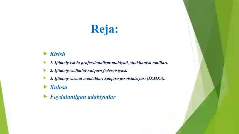 Ijtimoiy ishning xalqaro infratuzilmasi 3