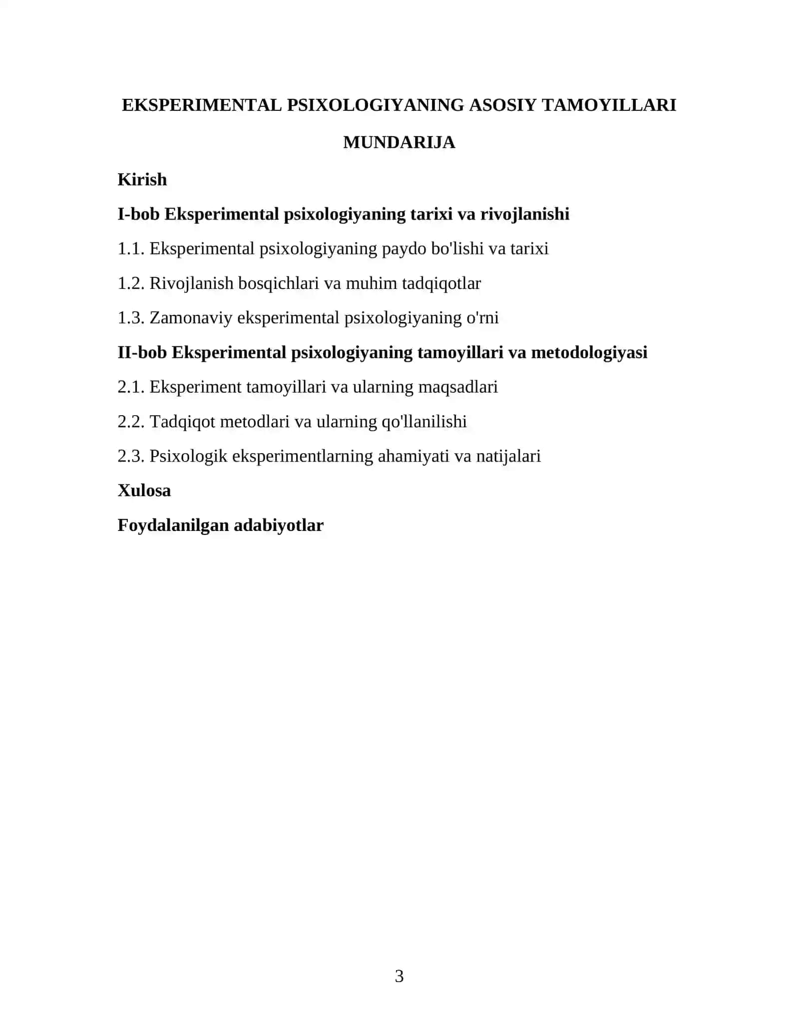 EKSPERIMENTAL PSIXOLOGIYANING ASOSIY TAMOYILLARI 3