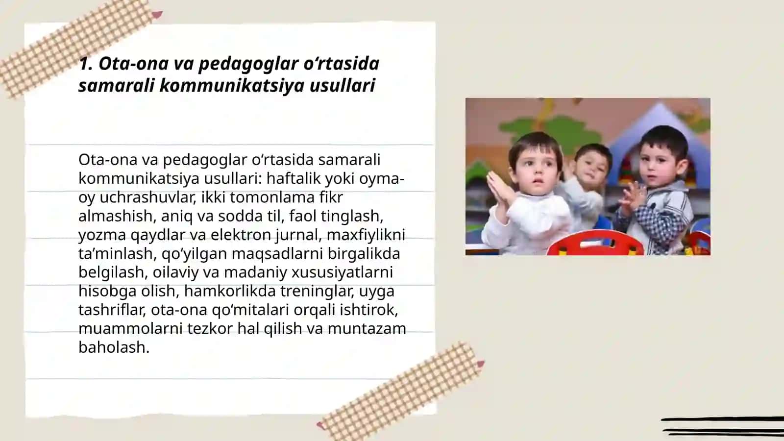 Ota-onalar va mutaxassislarning o‘zaro hamkorligi 3