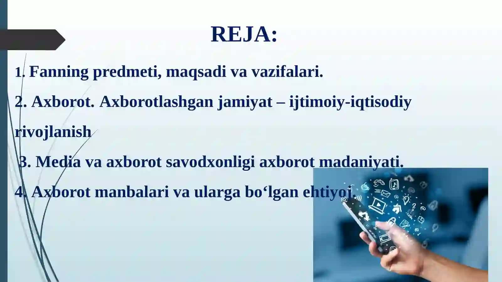 Mediasavodxonlik va axborot madaniyati 3
