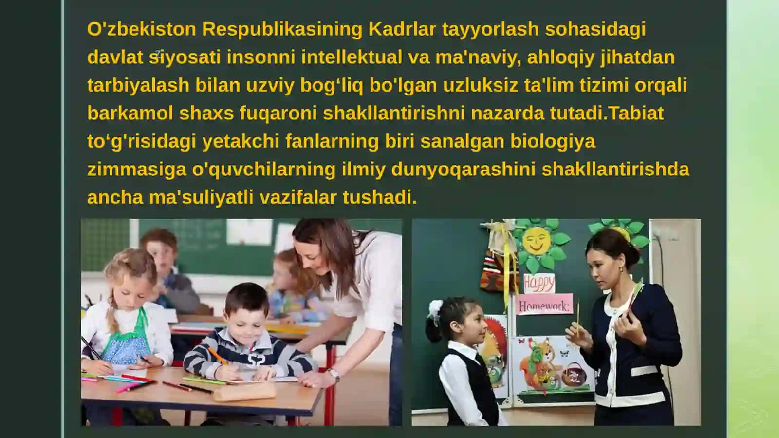 Biologiyani o'qitishda o'quvchilarda axloqiy va estetik tarbiyalarni shakllantirish 3