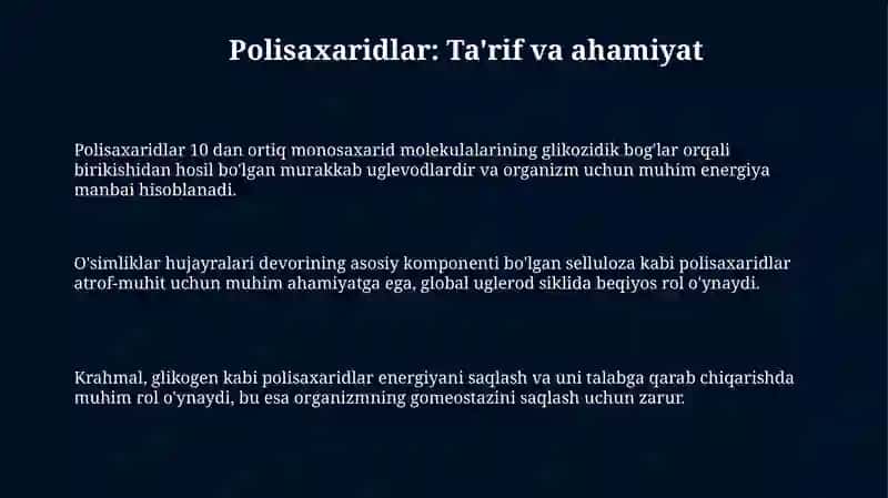 Polisaxaridlar 3