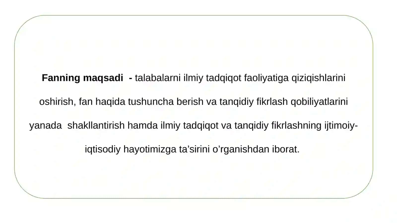 RESEARCH SKILLS Tadqiqot uslublari 3