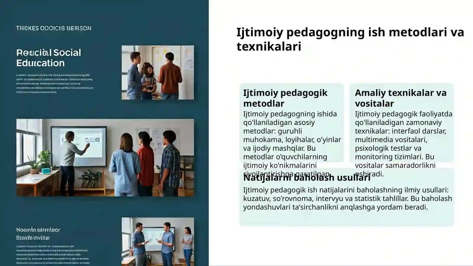 Ijtimoiy pedagog: kelajakni shakllantiruvchi 3